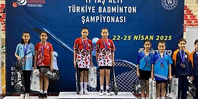 Osmangazi Belediyespor’un genç badmintoncuları göz doldurdu