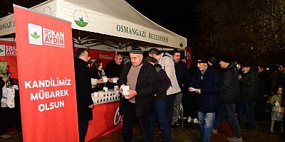 Osmangazi’de Miraç Kandili Bereketi Vatandaşlarla Paylaşıldı