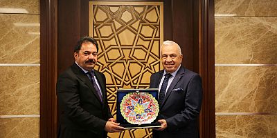 Şadi Özdemir'den Emniyet Müdürü Gökce'ye hayırlı olsun ziyareti