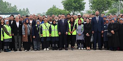 Şahin Biba, Büyükşehir çalışanları ile bayramlaştı