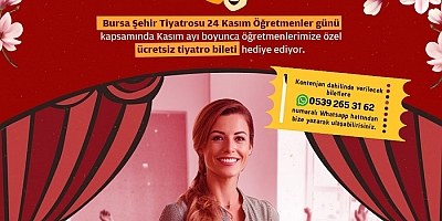 Şehir Tiyatrosu perdelerini öğretmenler için ücretsiz açıyor
