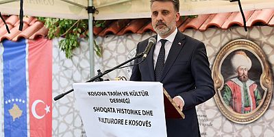 Sultan 1. Murad Han, Kosova'daki türbesinde anıldı