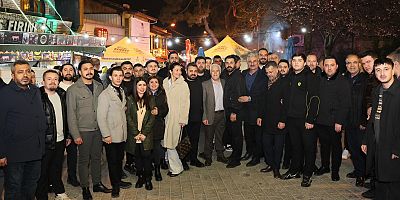 Tahanlı pide ve çaylar Başkan Bozbey'den