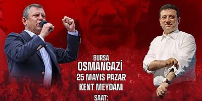 TMSF, CHP'nin Bursa mitingi için bilboardların kullanılmasına izin vermedi