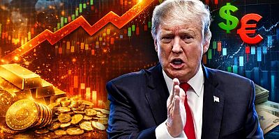 Trump konuştukça altın coştu! Piyasalar tepetaklak oldu