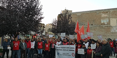 Ücretleri ödenmeyen inşaat işçileri eylemlerini Bursa’ya taşıdı