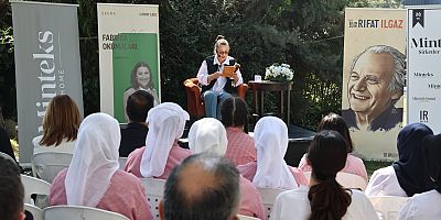 Usta oyuncu Vahide Perçin, Minteks çalışanlarıyla Rıfat Ilgaz’ı konuştu 