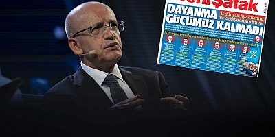 Yeni Şafak, faiz kararı öncesi yine Bakan Şimşek'e seslendi: Dayanma gücümüz kalmadı