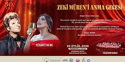 Zeki Müren’i Anma Gecesi’nde Nuket Duru Sahne Alacak 
