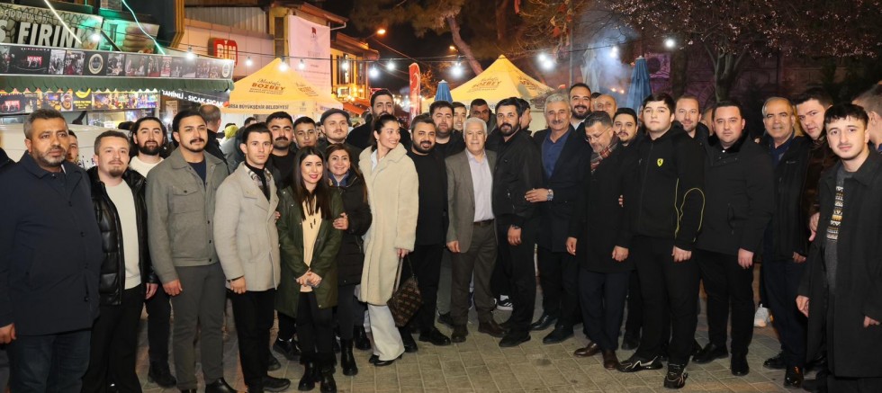 Tahanlı pide ve çaylar Başkan Bozbey'den